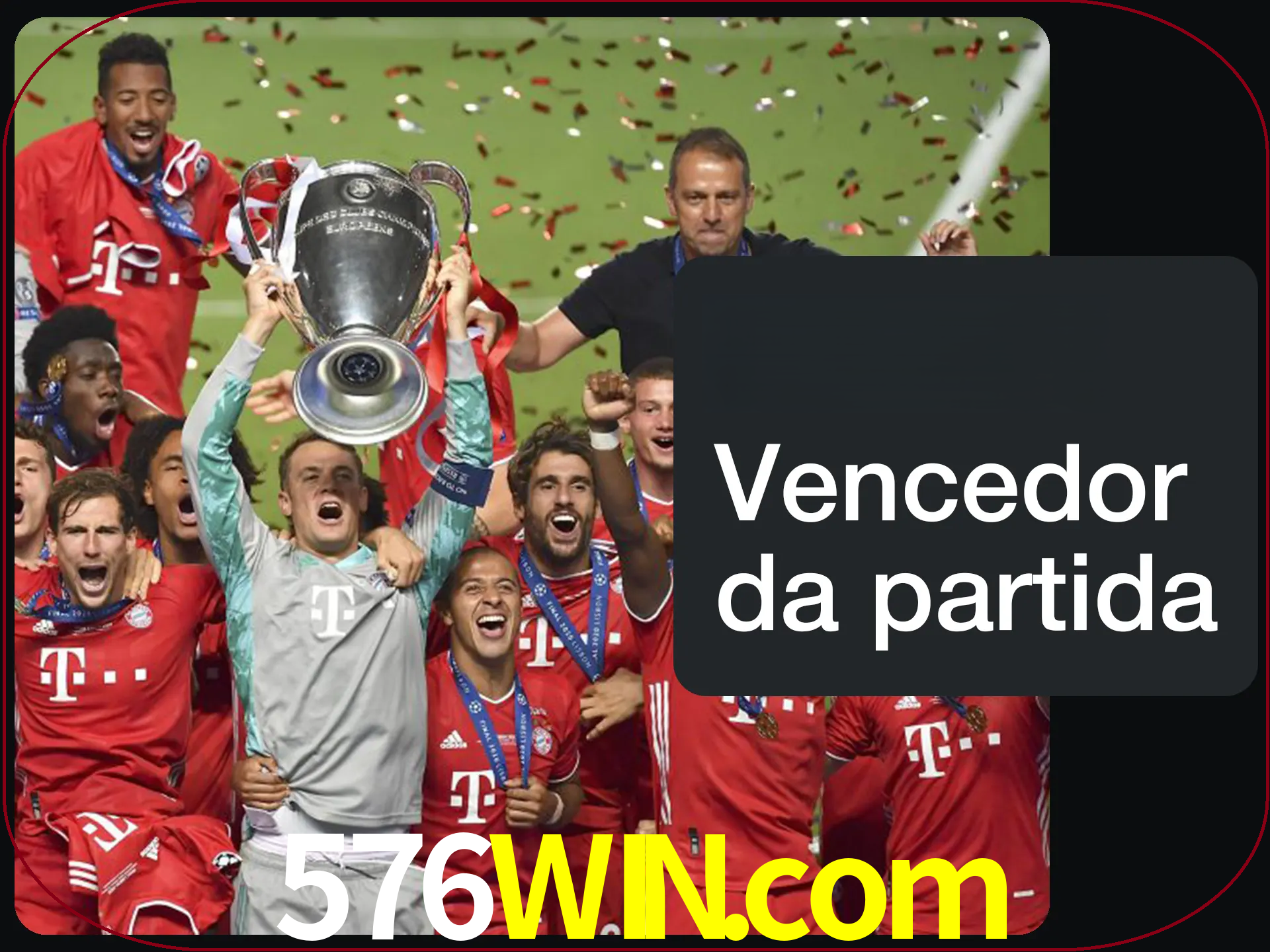 Aposte no vencedor e ganhe uma grande quantia de dinheiro.