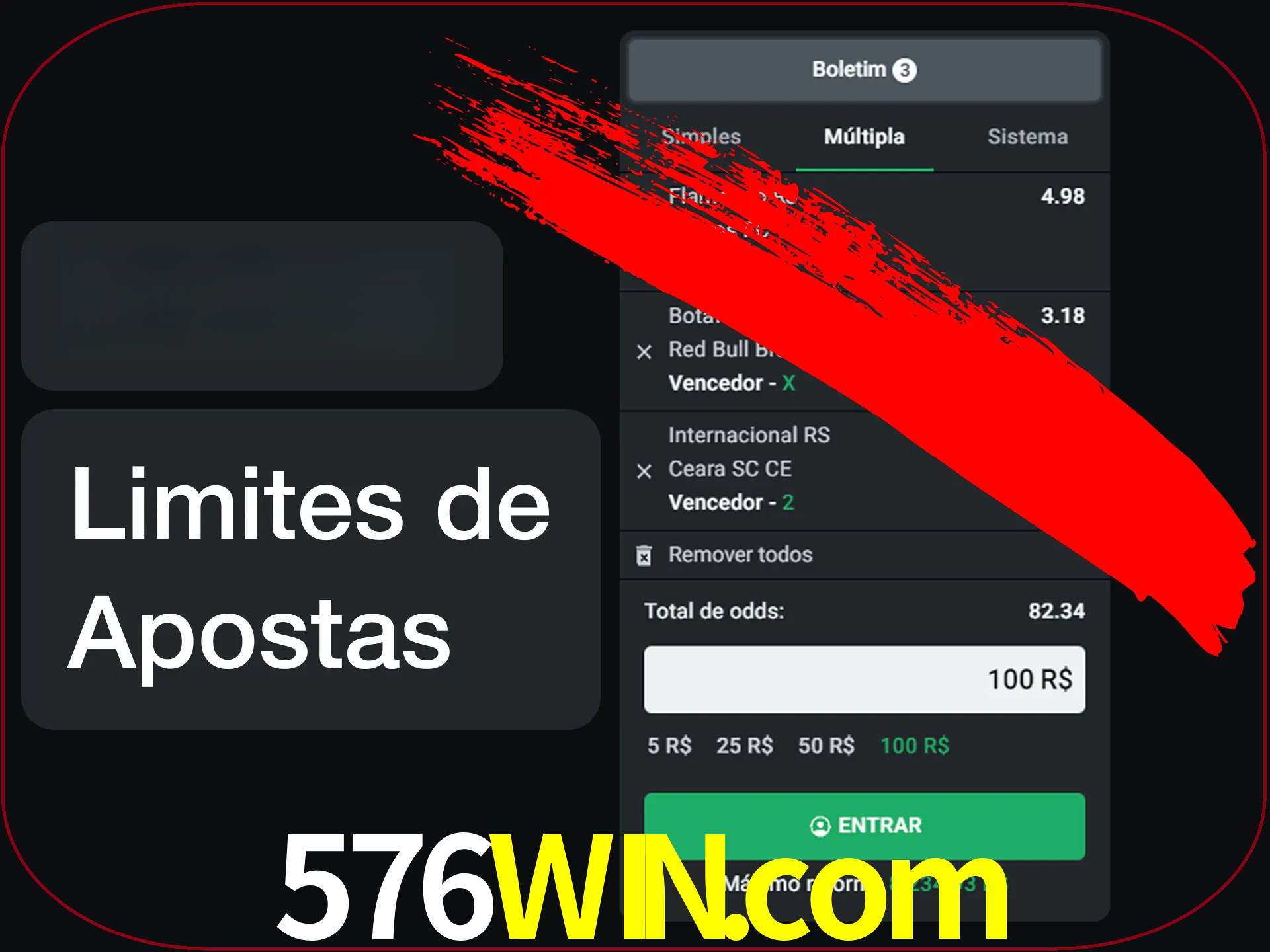 Não faça apostas loucas.